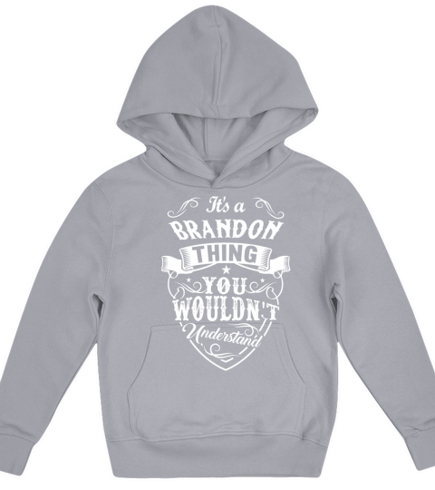 BNS30483-BRANDON THING HEAD Kids Hoodie