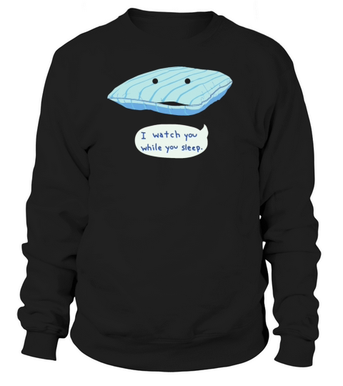 Creepy pillow watches you sleep Women's Sweatshirt