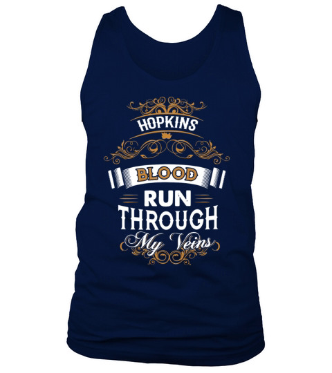 Hopkins blood run through my veins Men's Tank Top