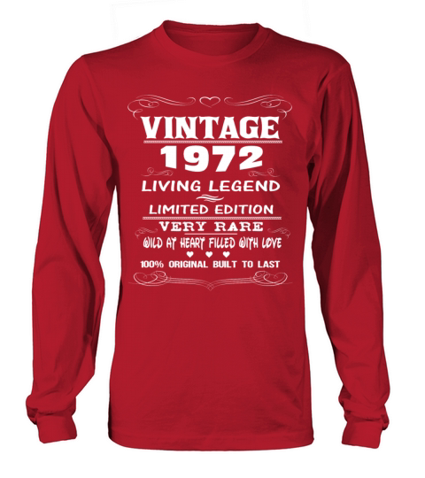 VINTAGE 1972 Women's Long Sleeve