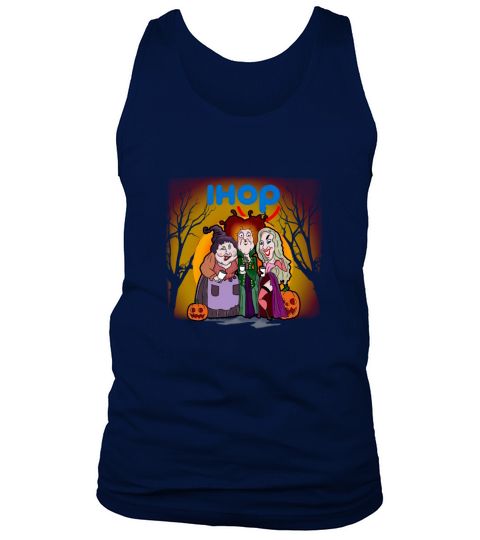 Hocus Pocus Sanderson Sisters Ihop Halloween Pumpkin Tank Top Unisex
