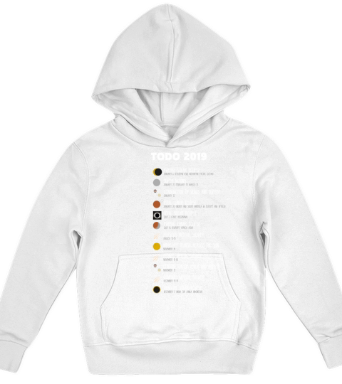 Amateur Astronomers TODO-list 2019 Kids Hoodie