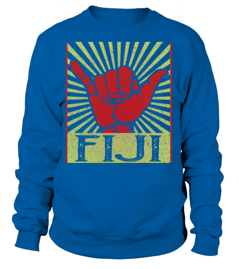 Vintage Fiji Islands Surfer Retro Souvenir Women's Sweatshirt