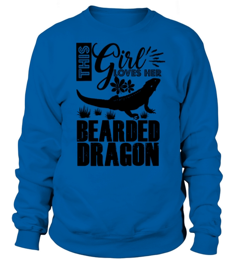 This Girl Loves Bearded Dragon Shirt Women's Sweatshirt