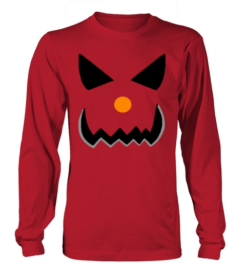 Snow man evil face Men's Long Sleeve
