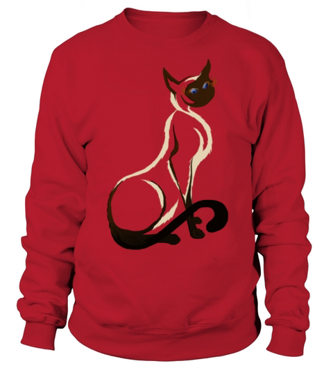 Sitting Siamese Kitty Women's Sweatshirt
