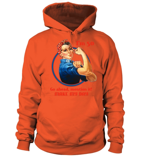 Rosie Riveter 50th Birthday Women's Hoodie