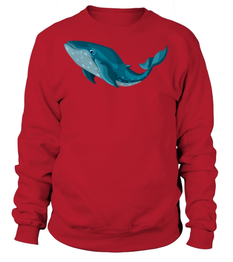 blue whale Women's Sweatshirt