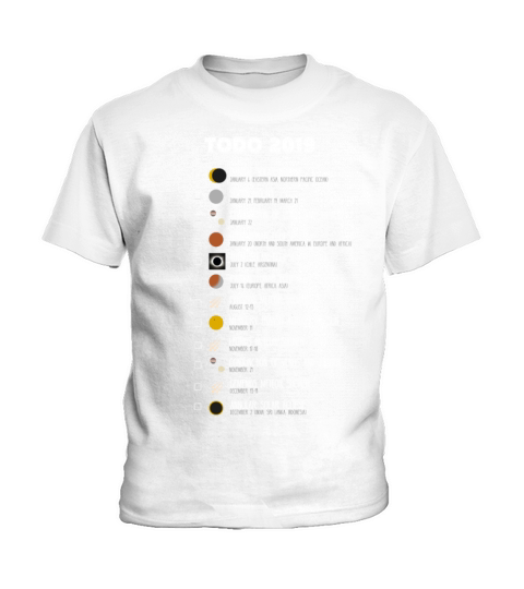 Amateur Astronomers TODO-list 2019 Kids T-Shirt
