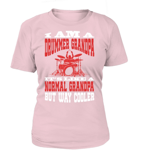 Mens I Am A Drummer Grandpa print Funny Gift for Women's T-Shirt