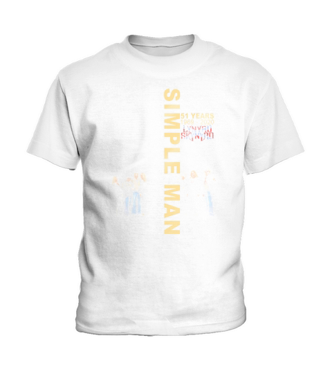 Simple Man lyric Cross 51 years 1969 2020 Lynyrd Skynyrd Kids T-Shirt