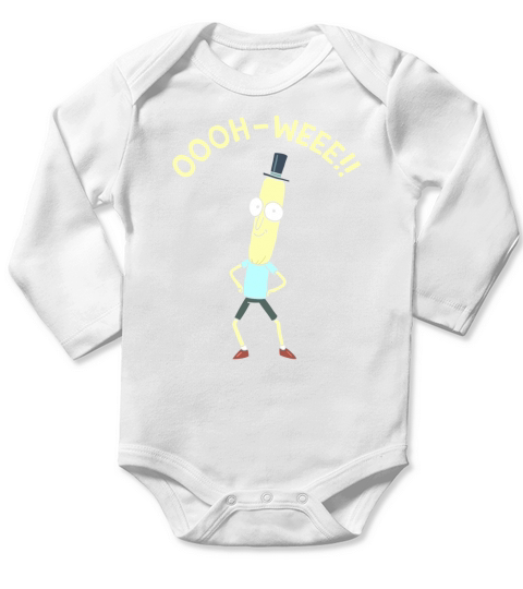 Rick &amp;amp;amp; Morty - Mr. Poopybutthole T-Shirt Long Sleeve Baby One-Piece