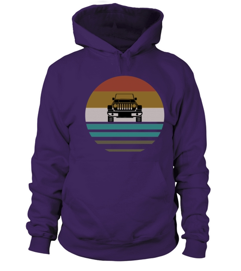 Vintage Jeeps Shirt Retro 70s Distressed Off Road Women's Hoodie