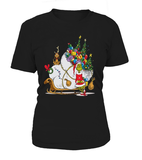 Dr Seuss Grinch Sleigh Women's T-Shirt