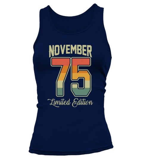 Vintage November 45 Year 1975 45th Birthday Gift Women's Tank Top