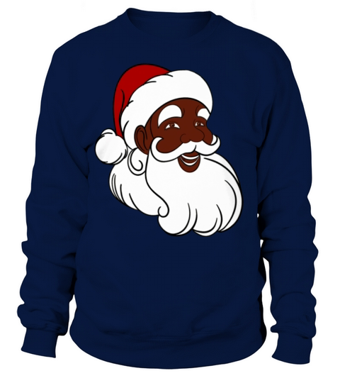 Christmas Santa - Afro Santa Women's Sweatshirt