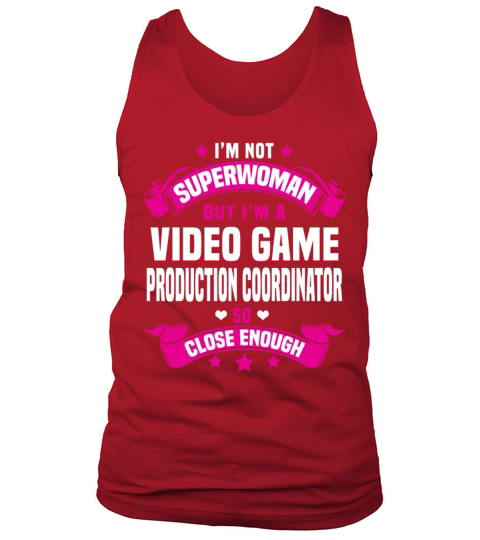 Video Game Production Coordinator Tank Top Unisex