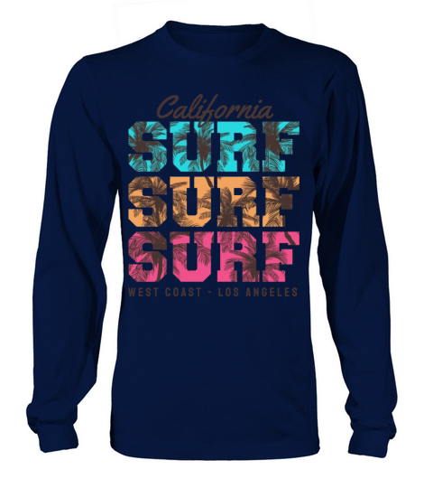 surf California west coast Los Angeles Women's Long Sleeve
