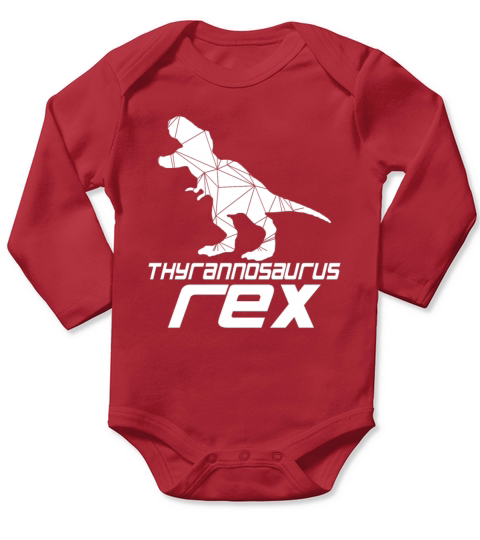 T-REX - Rex Thyrannosaurus Long Sleeve Baby One-Piece