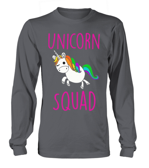 Unicorn Squad Cute Funny Men's Long Sleeve
