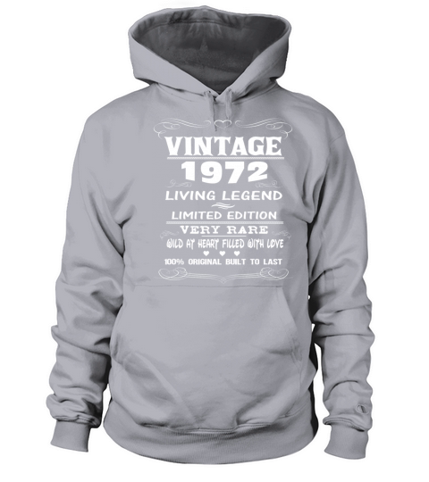 VINTAGE 1972 Men's Hoodie