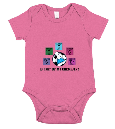 soccer it s part of my chemistry for soccer player Short Sleeve Baby One-Piece