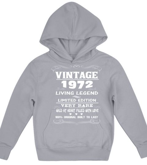 VINTAGE 1972 Kids Hoodie