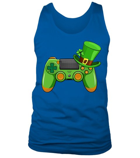 St Patrick Video Game Controller Leprechaun Hat Co Tank Top Unisex