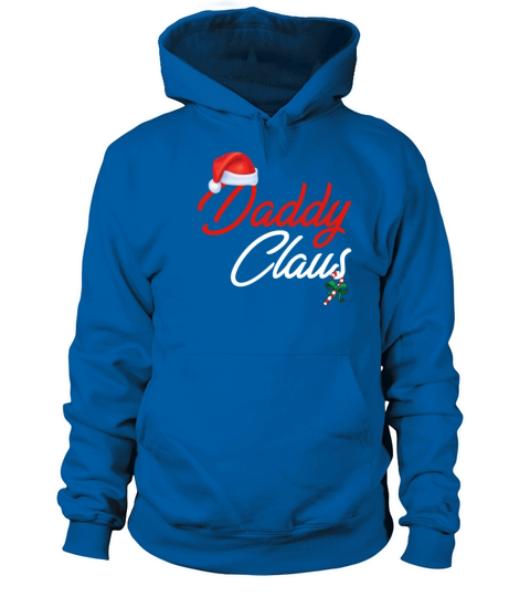 Daddy Claus T-Shirt Matching Pajamas Christmas Men's Hoodie