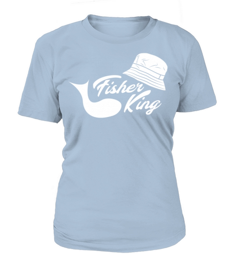 Fish Angler Cap Angler King Fishing Saying Women's T-Shirt