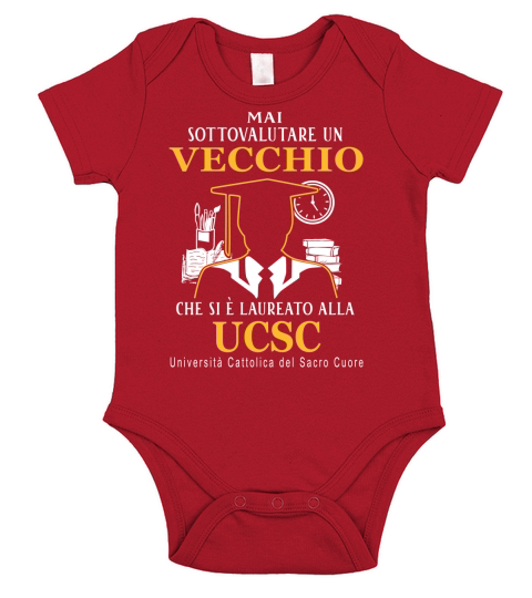 Università Cattolica del Sacro Cuore Short Sleeve Baby One-Piece