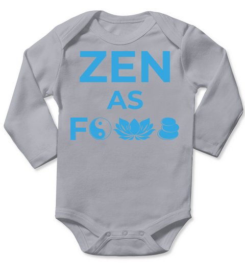 Zen Yoga Gift Peace Spirituality Long Sleeve Baby One-Piece