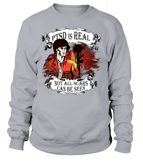 Vietnam Veterans T-shirt - PTSD is real Women's Sweatshirt