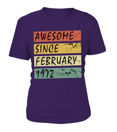 February 1972 vintage gift idea Women's T-Shirt