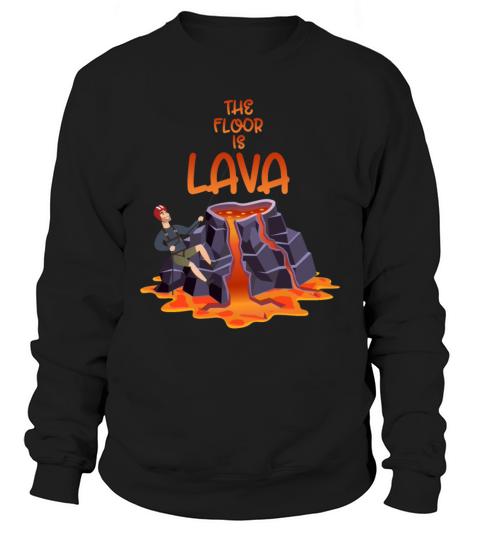 The floor is lava Bouldering Rock Climbing Gift Women's Sweatshirt