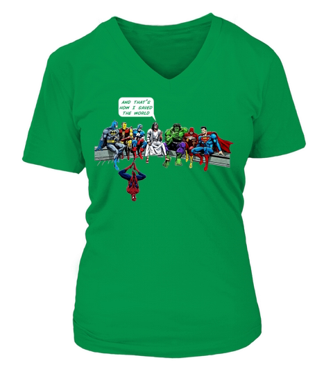 AND THATS HOW I SAVED THE WORLD T SHIRT V-neck T-Shirt Woman