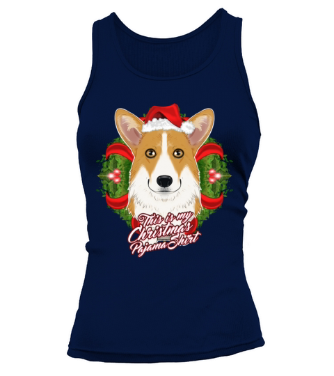 This Is My Christmas Pajama Shirt Welsh Corgi Women's Tank Top