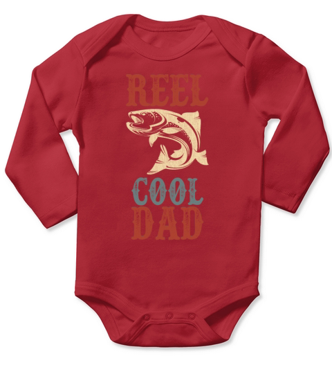 Vintage Fishing Gifts Long Sleeve Baby One-Piece