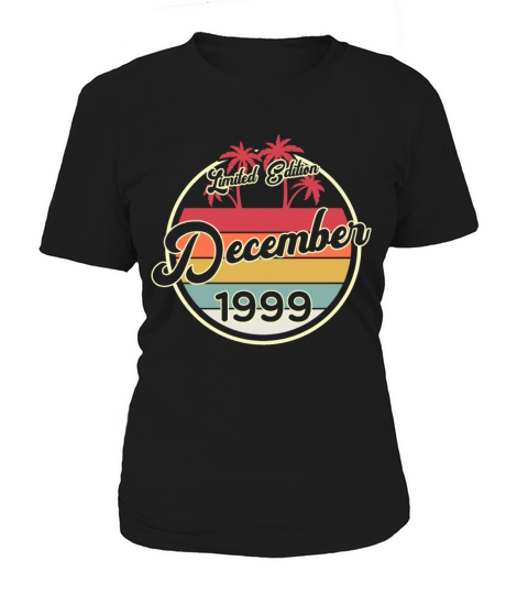 Vintage 80s December 1999 20th Birthday Gift Idea Women's T-Shirt