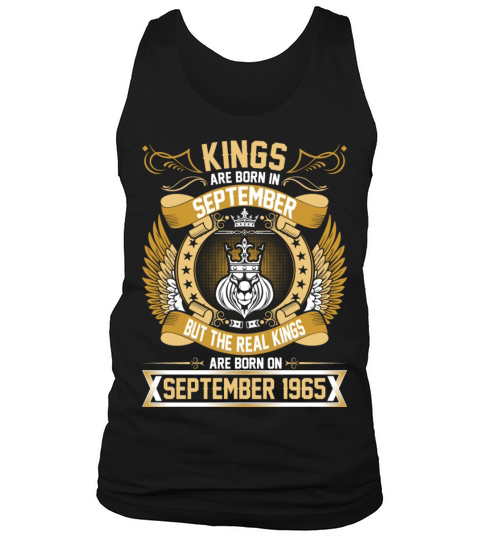 The Real Kings Are Born On September 1965 Men's Tank Top