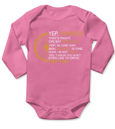 100 MILES Long Sleeve Baby One-Piece