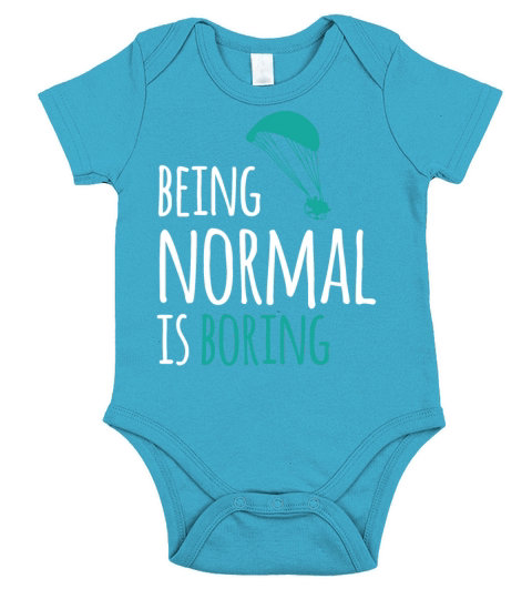 Paramotor - Being Normal is boring Short Sleeve Baby One-Piece