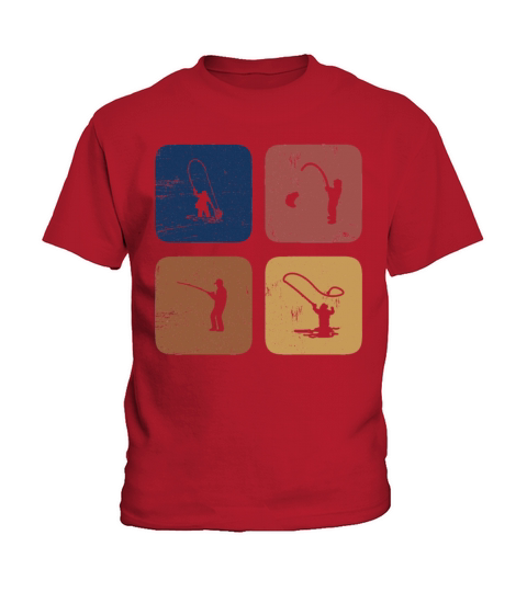 Vintage Fishing, Fishermen and Fisherman Gift Kids T-Shirt