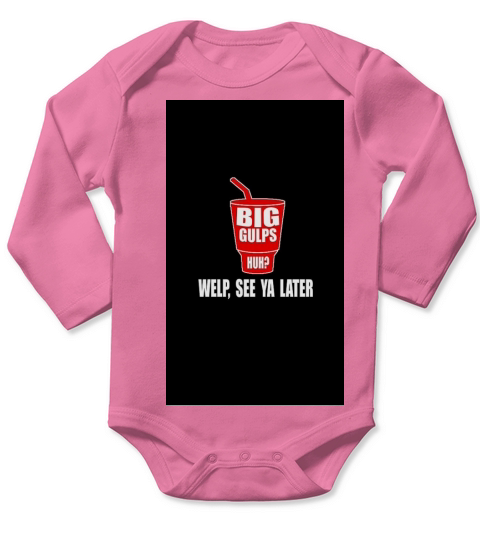 Dumb And Dumber - Big Gulps Huh? - iPhone 8 Plus Long Sleeve Baby One-Piece