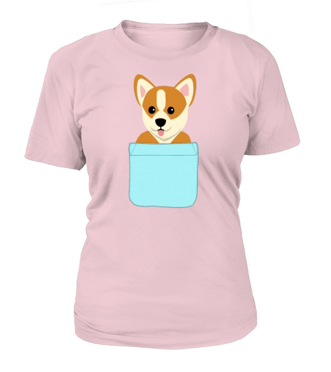 Cute Dog in Pocket Welsh Corgi Pembroke gift Women's T-Shirt
