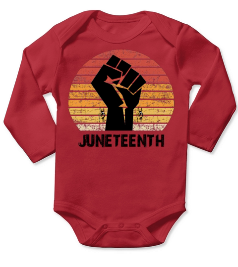 Juneteenth Essential Long Sleeve Baby One-Piece