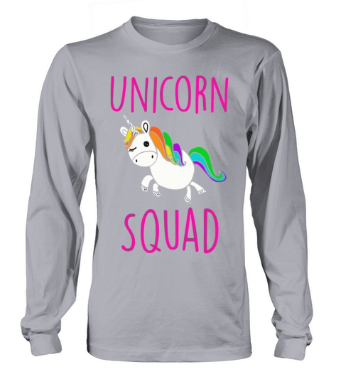 Unicorn Squad Cute Funny Women's Long Sleeve