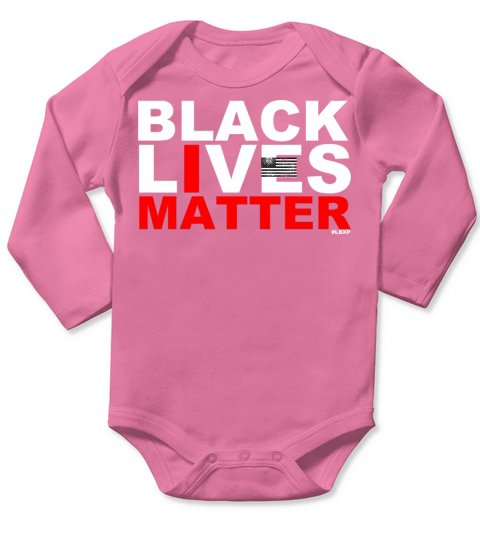 Black Lives Matter Long Sleeve Baby One-Piece