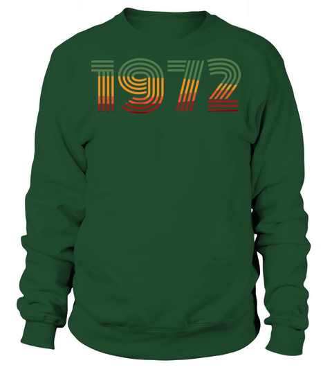 retro vintage 1972 Men's Sweatshirt