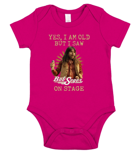 Yes I Am Old But Saw Bob Seger On Stage Short Sleeve Baby One-Piece